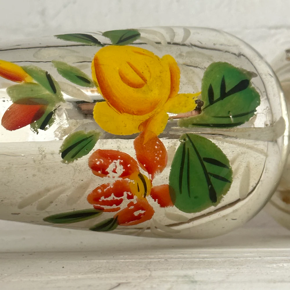 19th-century Mercury Glass Candle Holder (M-07) - Image 4