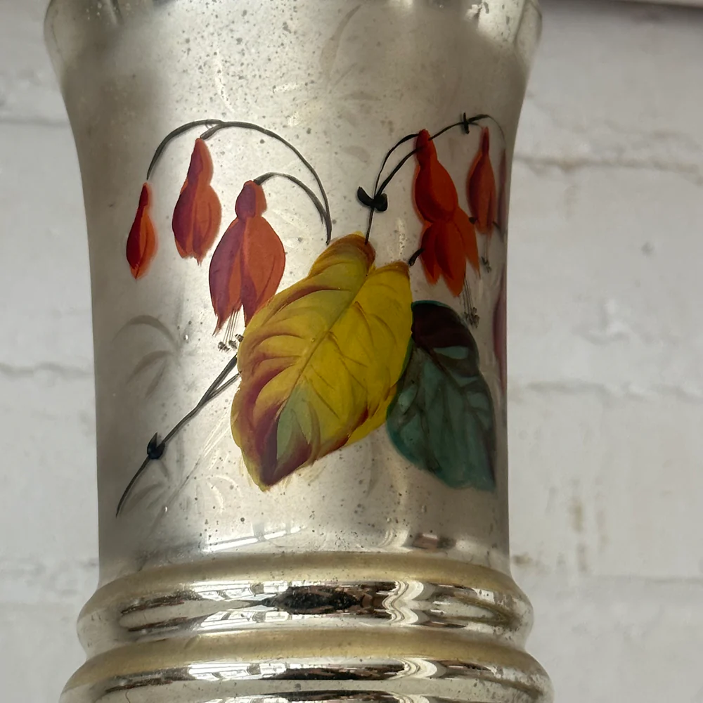 19th-century Mercury Glass Candle Holder (M-08) - Image 6