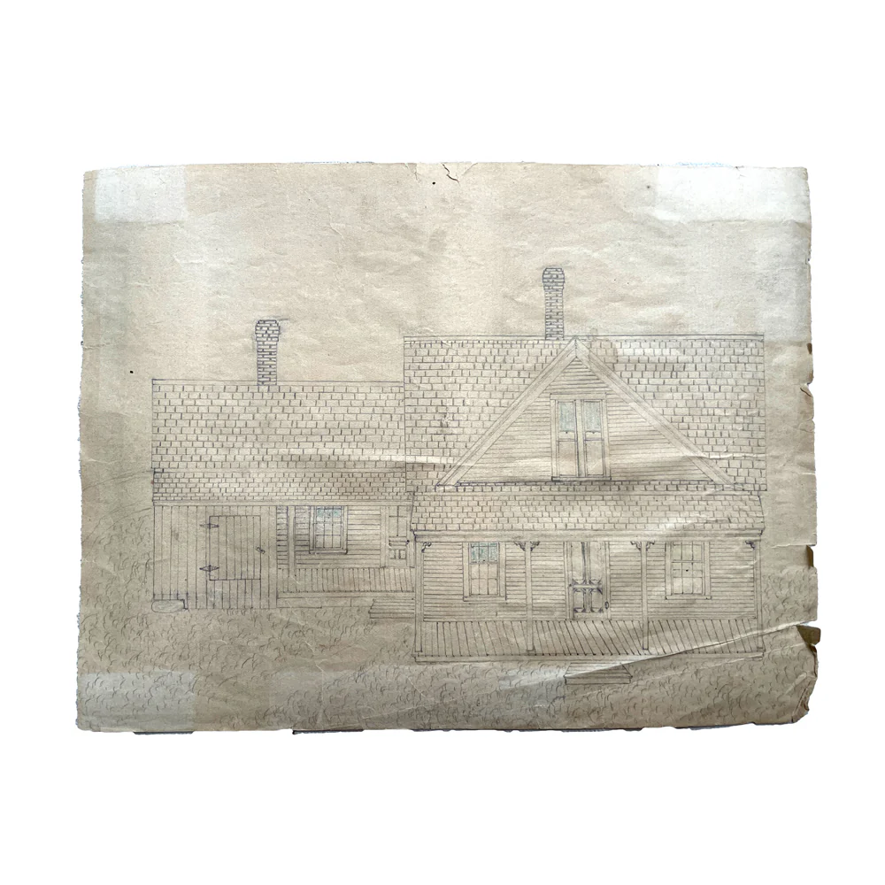 19th Century Naive Architecture Rendering No. 1
