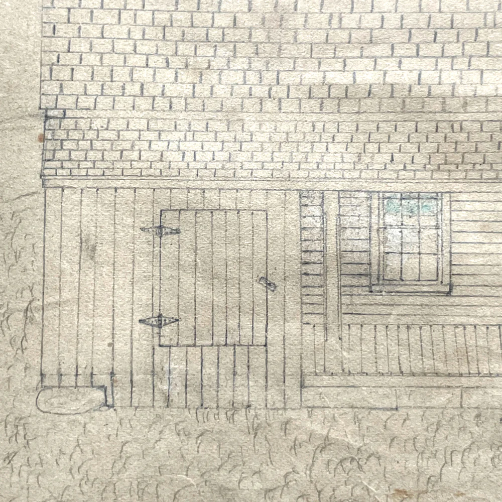 19th Century Naive Architecture Rendering No. 1 - Image 2