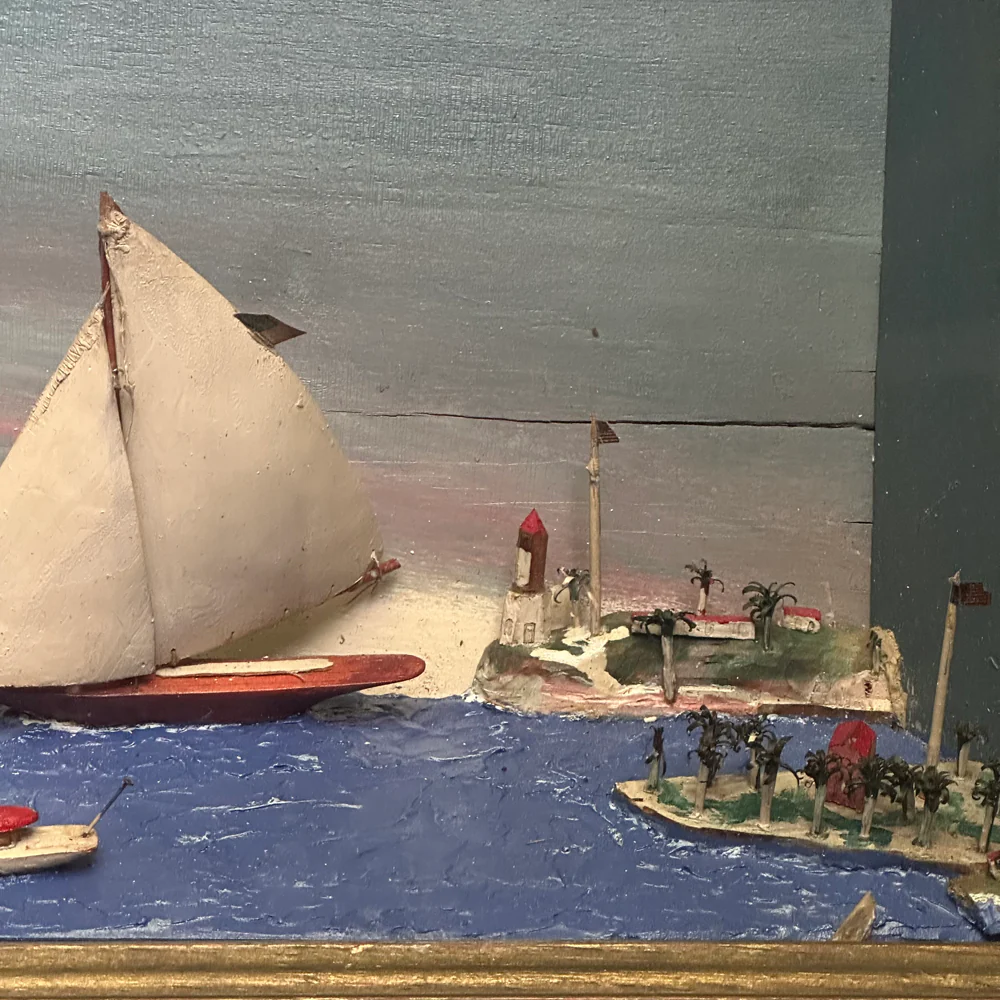 19th-century Ship Diorama - Image 2