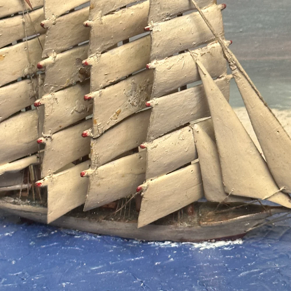 19th-century Ship Diorama - Image 4