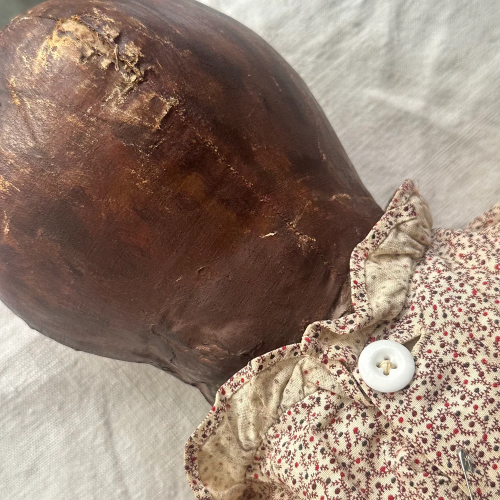 19th-century USA Lady Doll with Painted Face - Image 2