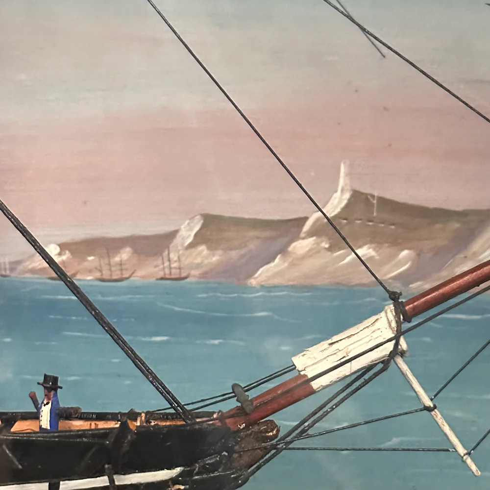 20th-century Ship Diorama - Image 3