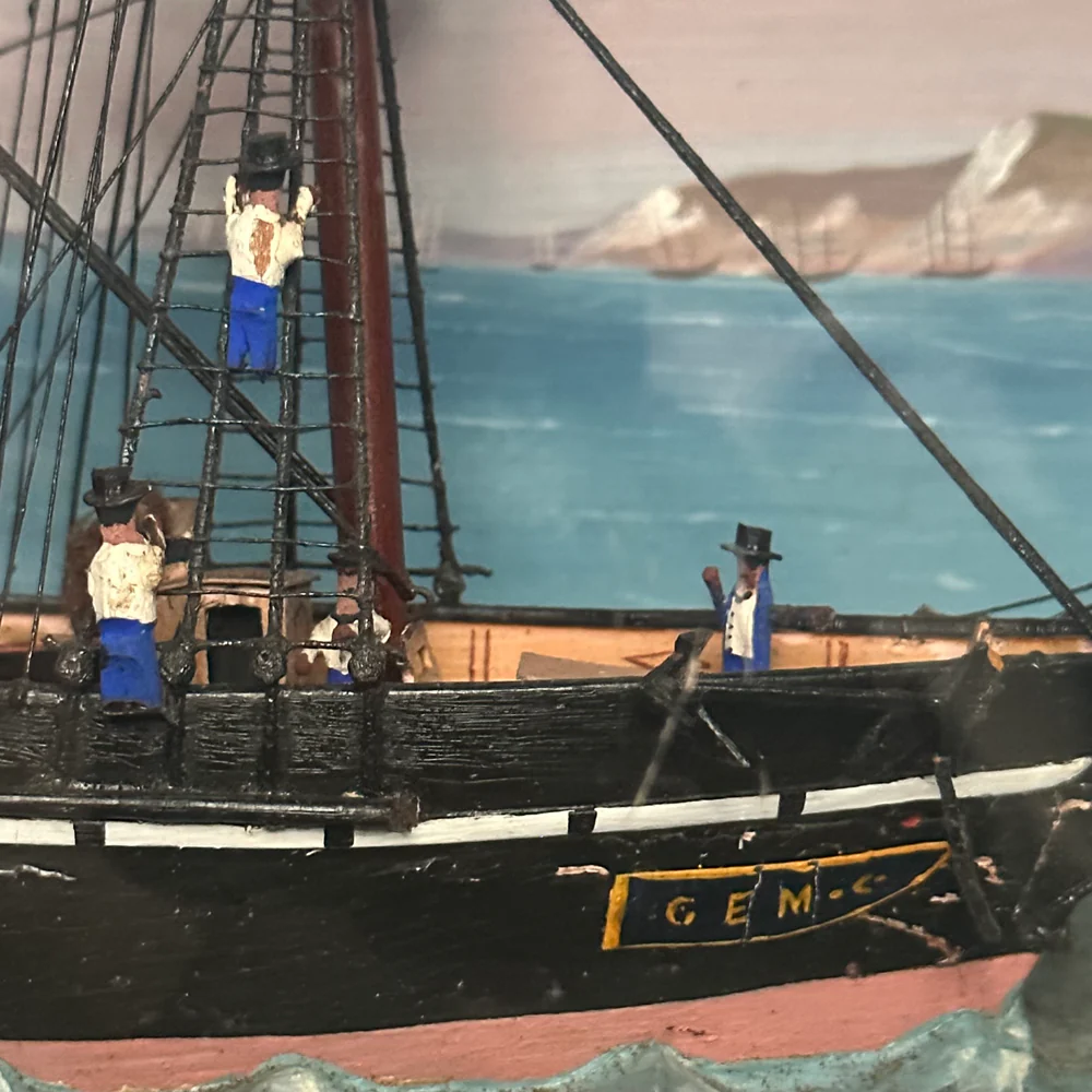 20th-century Ship Diorama - Image 4