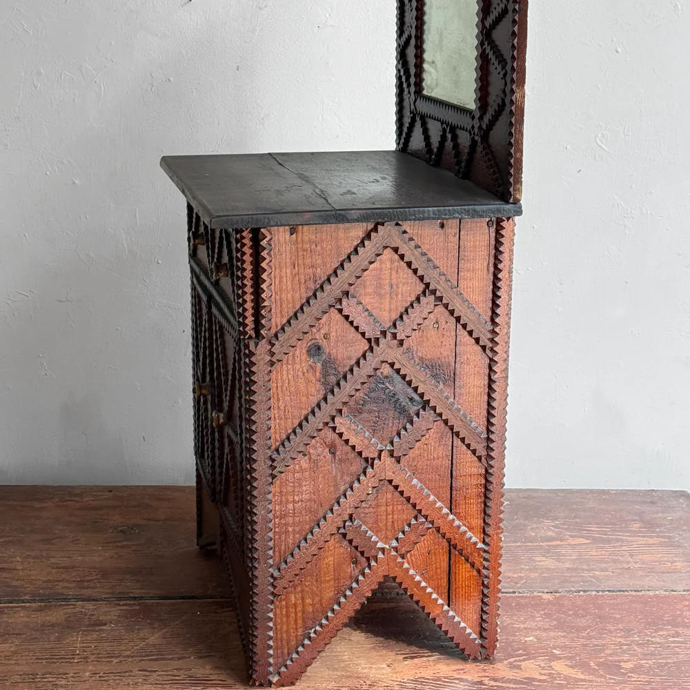 20th-century Tall Folk Dresser - Image 11