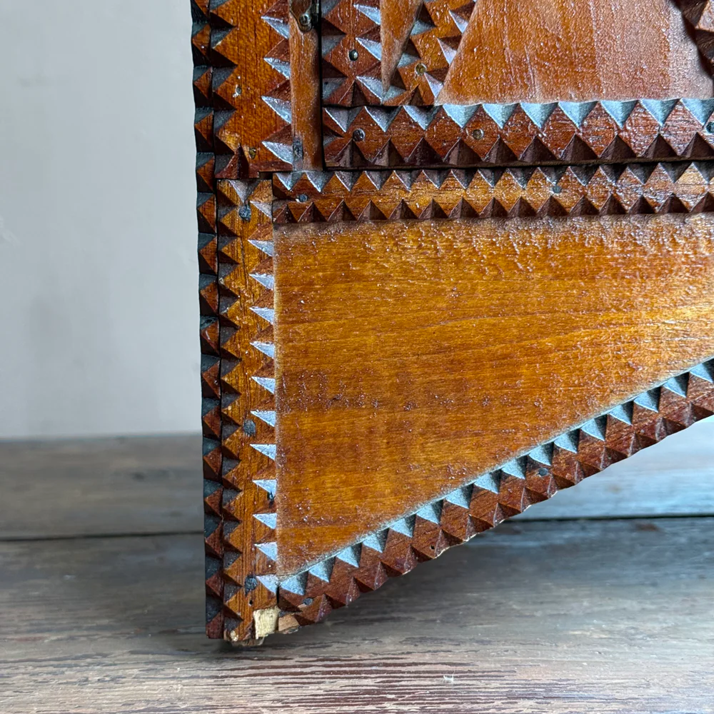 20th-century Tall Folk Dresser - Image 9