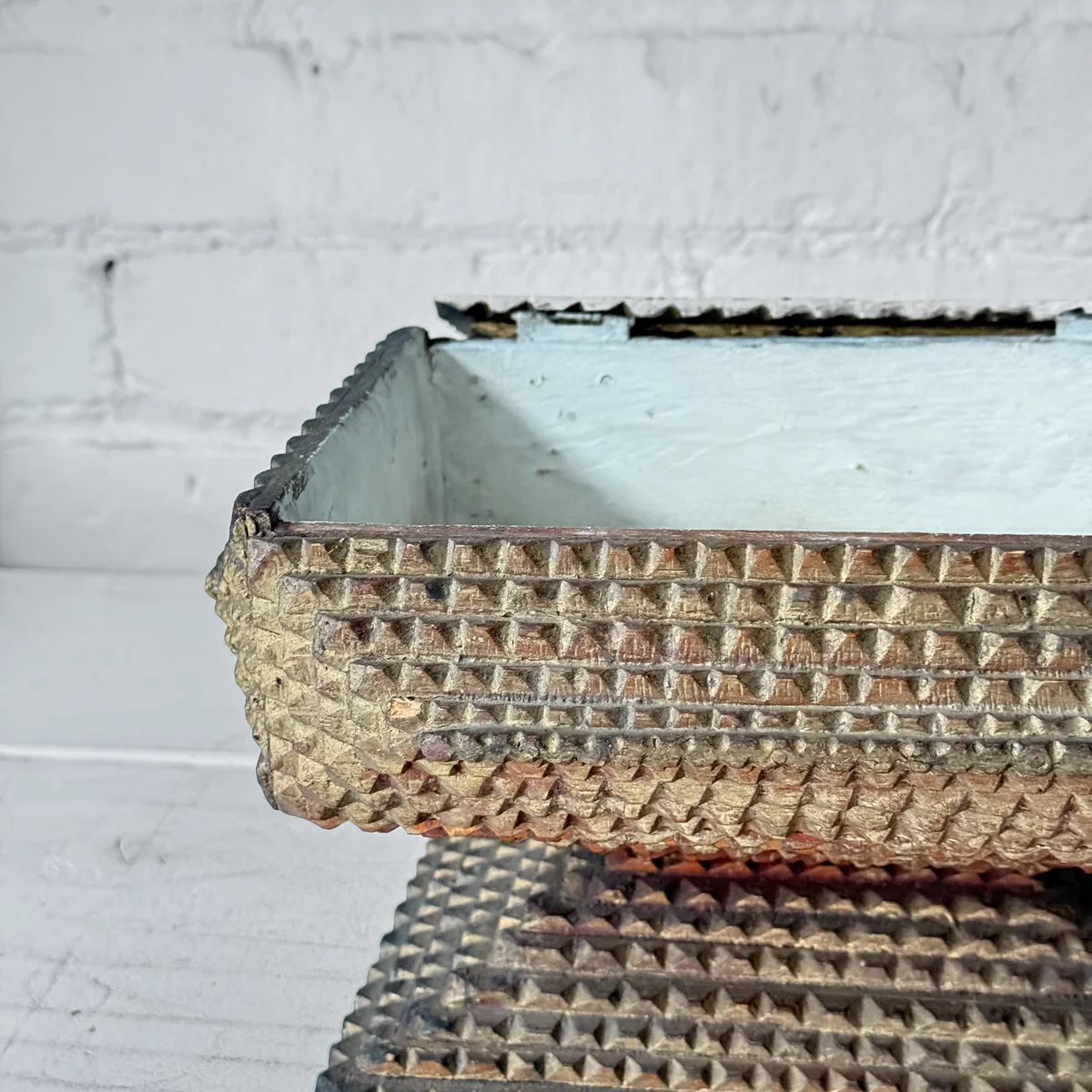 20th-century Tramp Art Box - Image 5