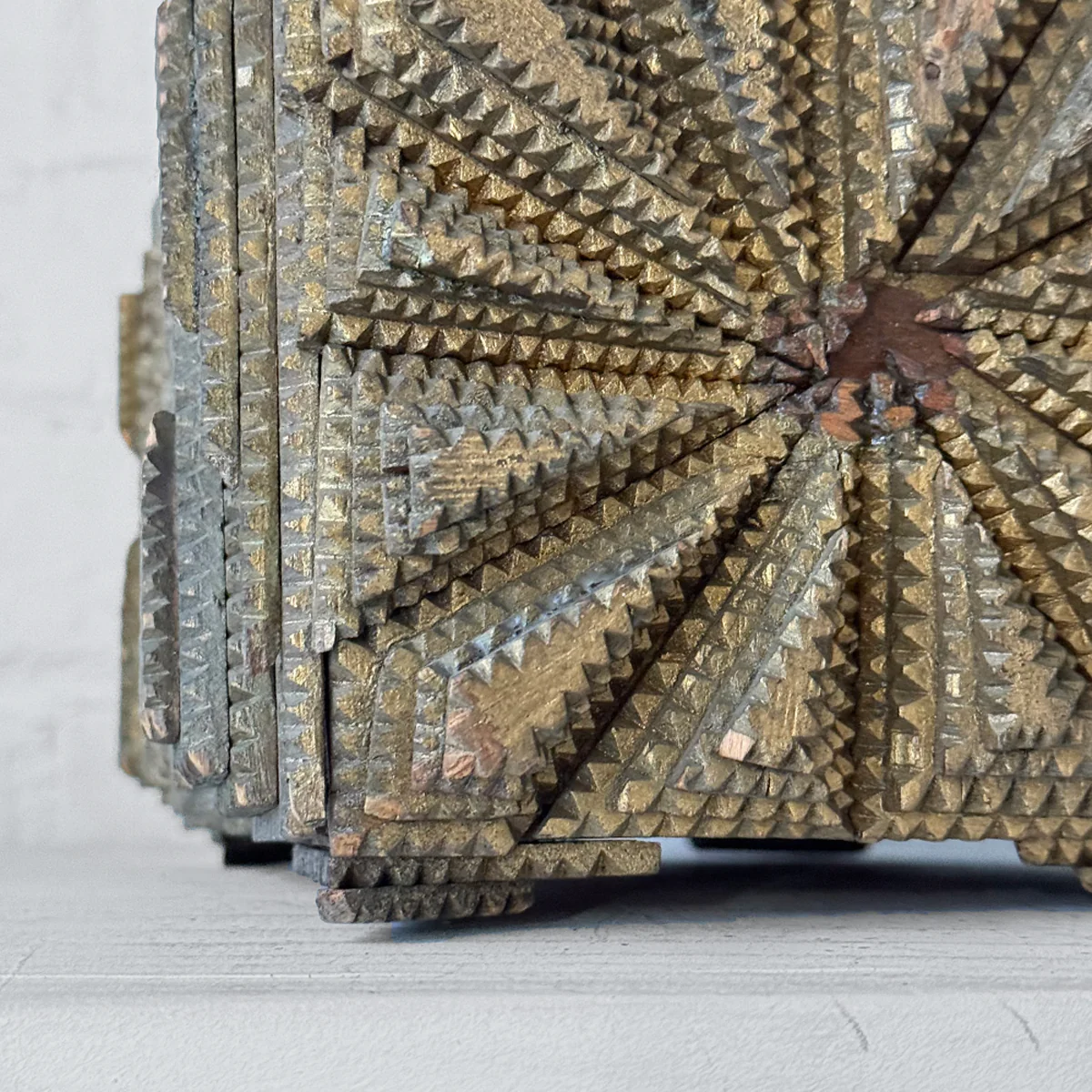 20th-century Tramp Art Box - Image 4