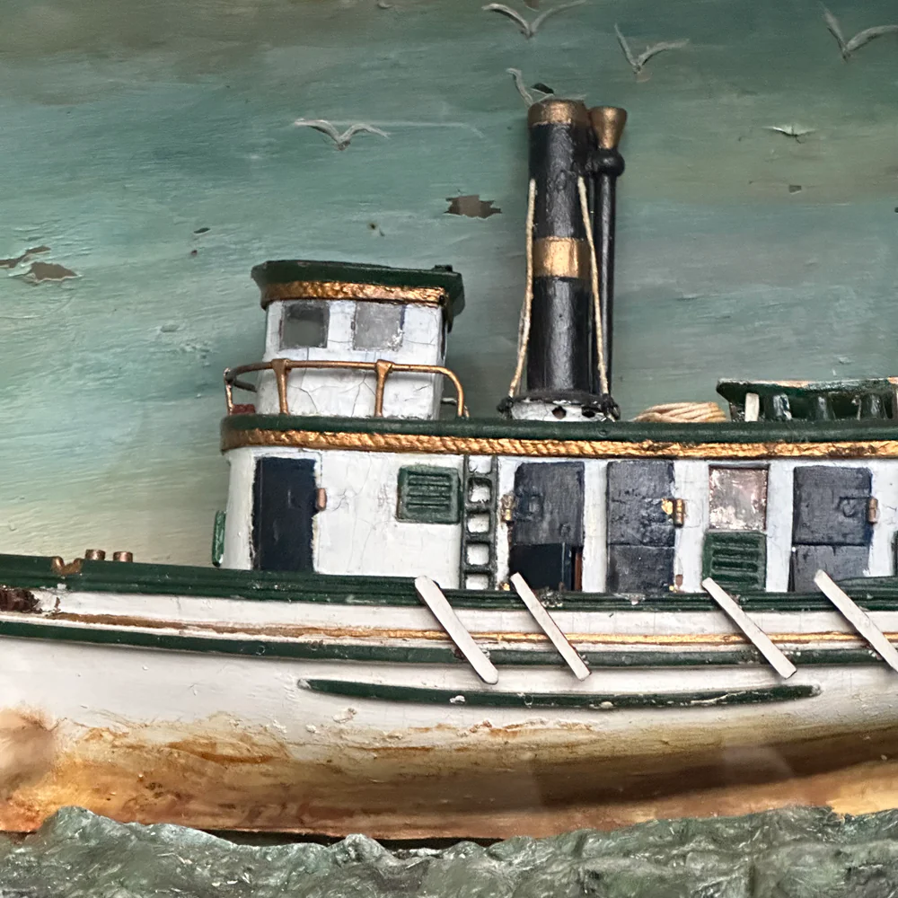 20th-century Tug Boat Diorama - Image 3