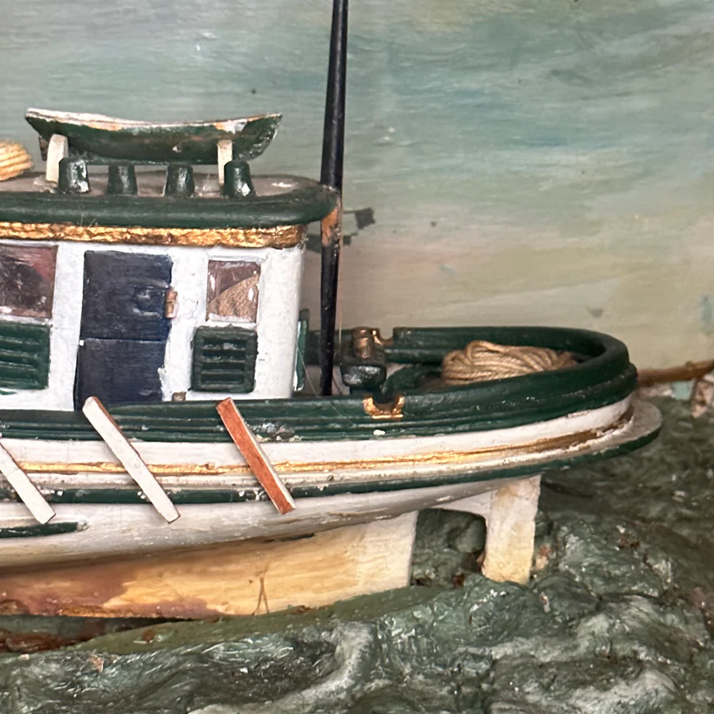 20th-century Tug Boat Diorama - Image 4