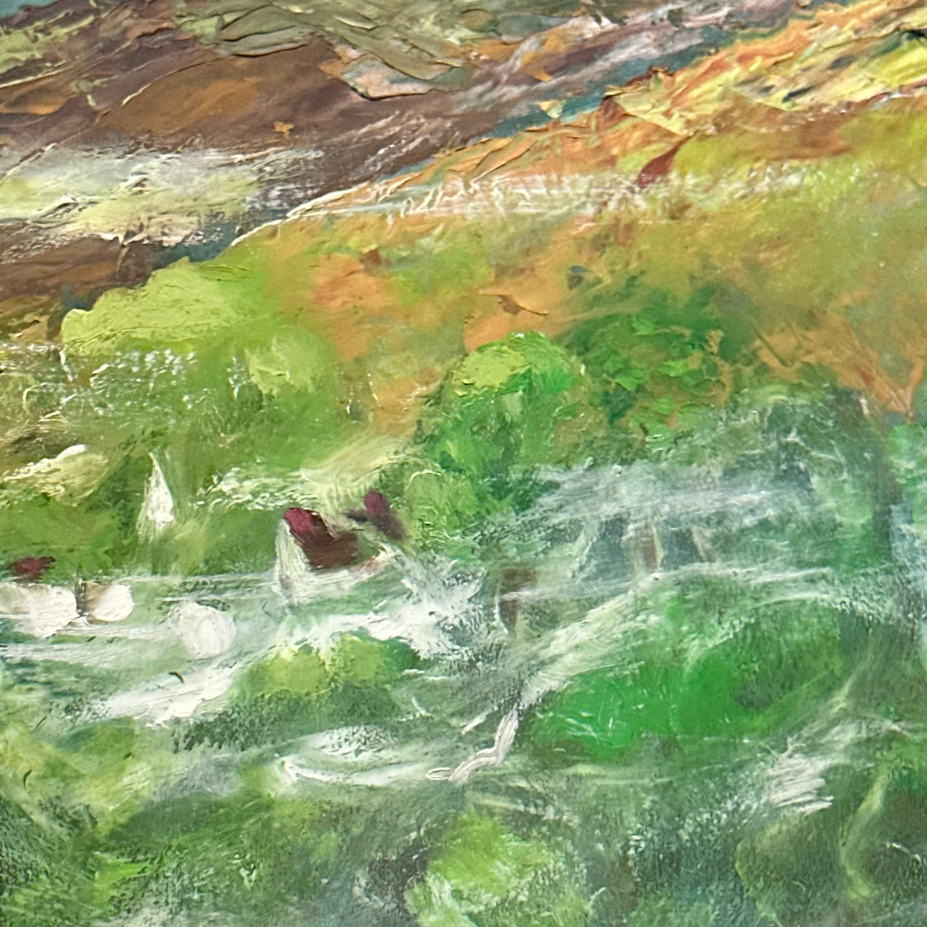 20th-century USA Landscape Painting "Spring Take the Glen II" by Clementine Collum - Image 3