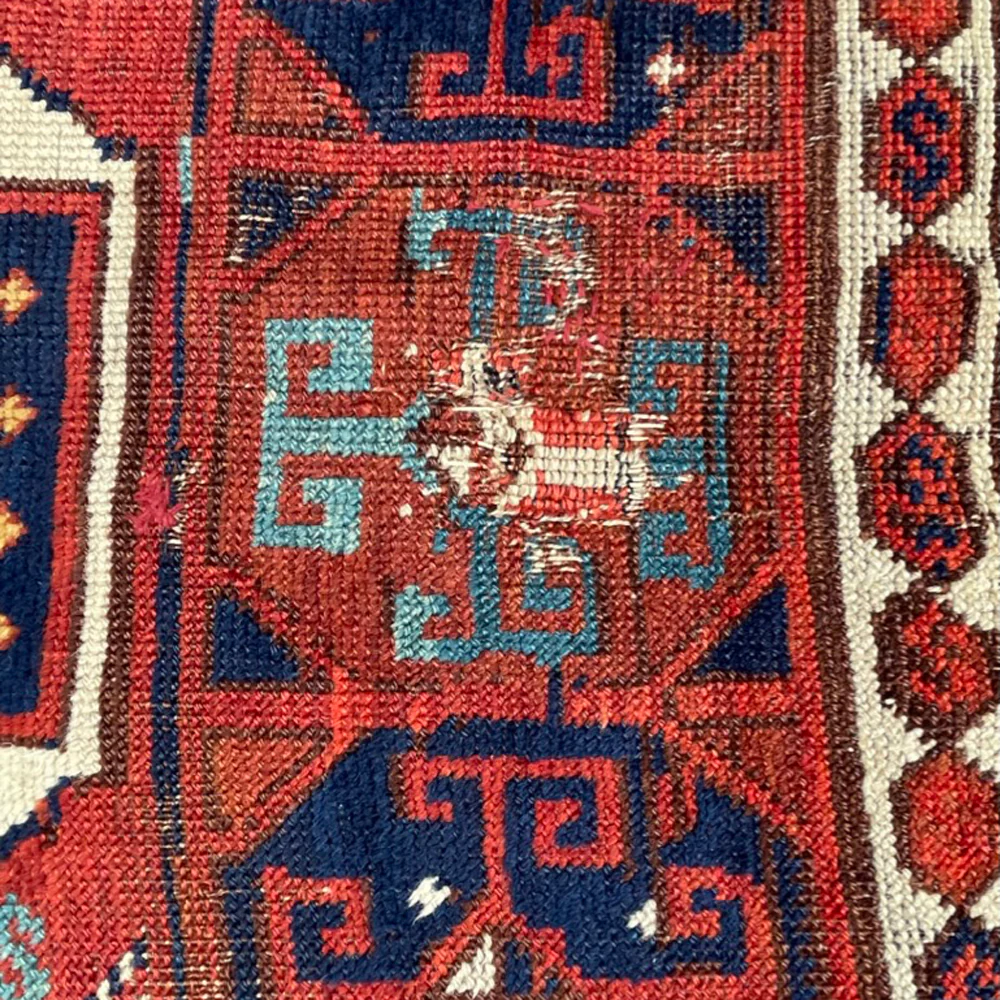 3'4" x 10'8" Antique Kurdish Runner Rug - Image 2