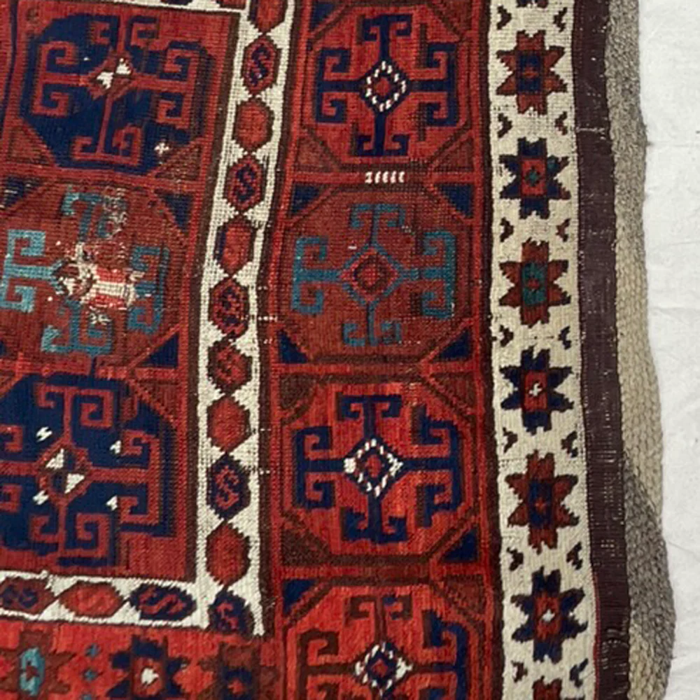 3'4" x 10'8" Antique Kurdish Runner Rug - Image 5