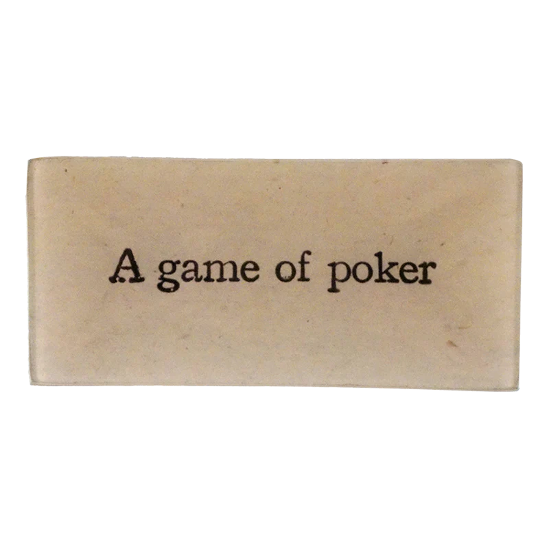 A Game of Poker