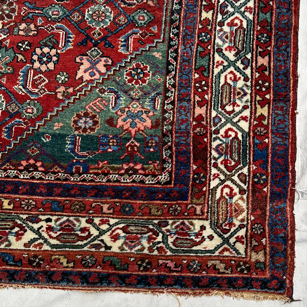 4'2" x 6'9" Antique Malayer Rug #7 - Image 2