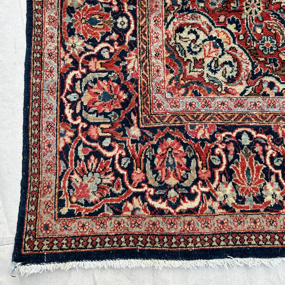 4'5" x 7' Antique Persian Rug - Image 4
