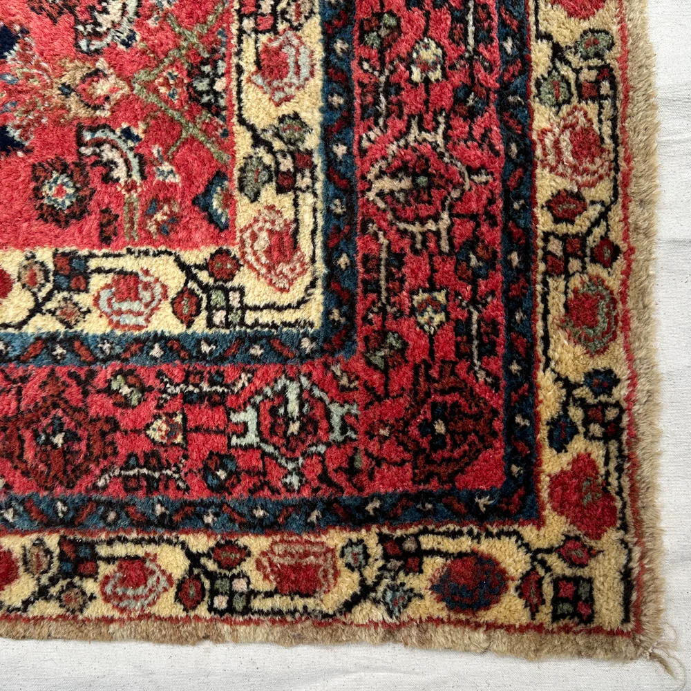 4'7" x 6'9" Antique Hamadan Rug #4 - Image 4