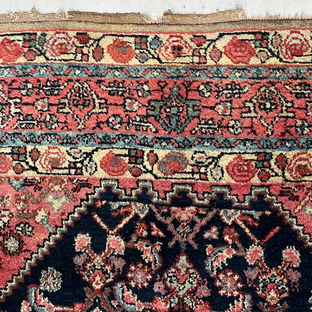 4'7" x 6'9" Antique Hamadan Rug #4 - Image 5