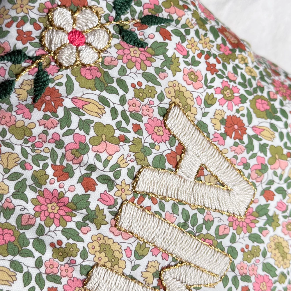 "Amour" Embroidered Cushion (CS 09-03) - Image 2