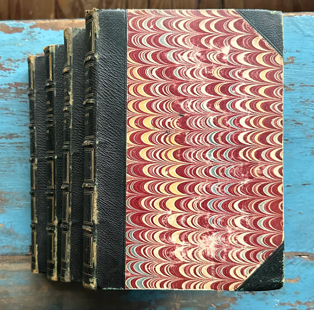 Antique 4-Volume Set: British Seaweeds by Henry Bradbury (1859) - Image 9