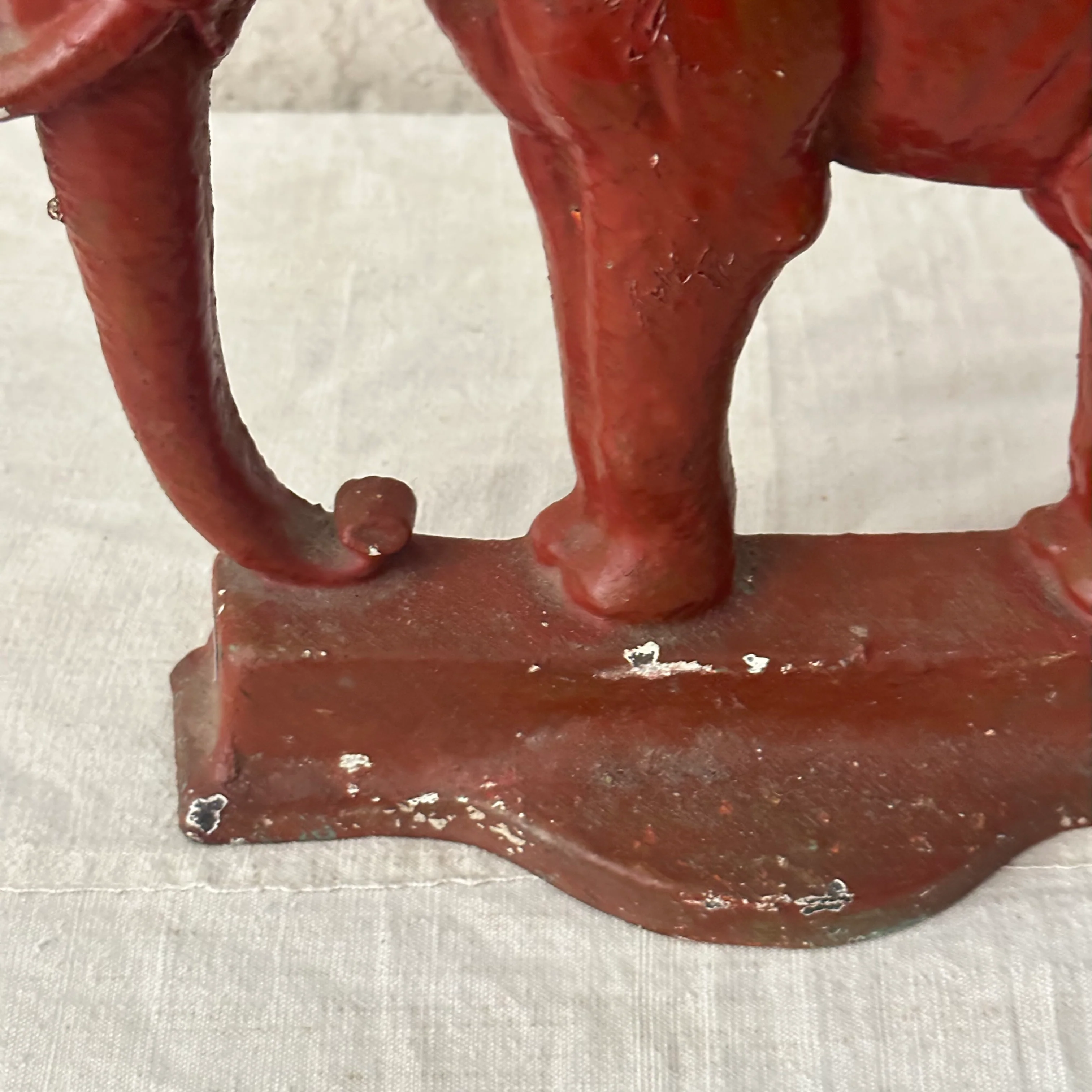 Antique American Cast Iron Elephant Doorstop - Image 2