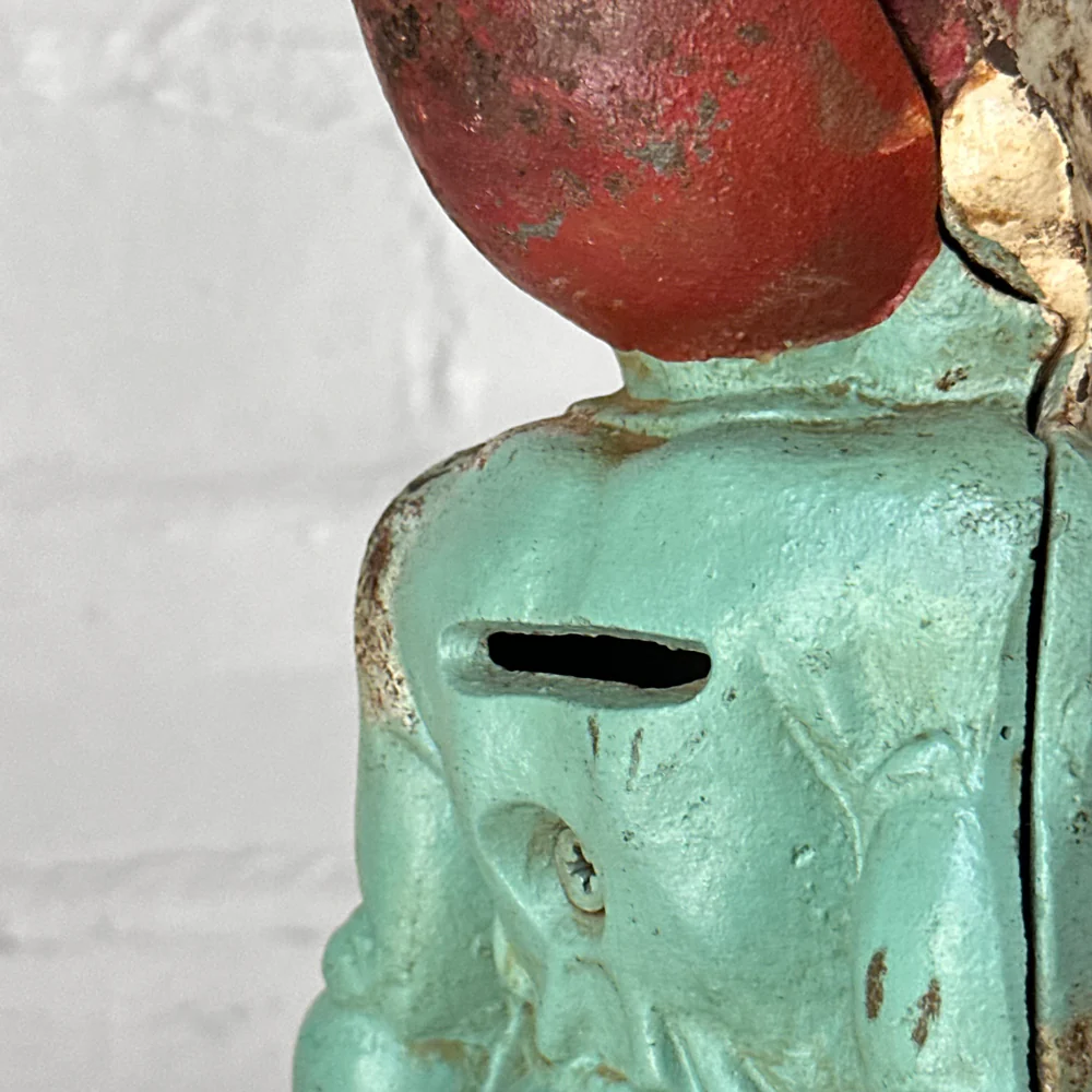 Antique American Cast Iron Gnome Doorstop - Image 3