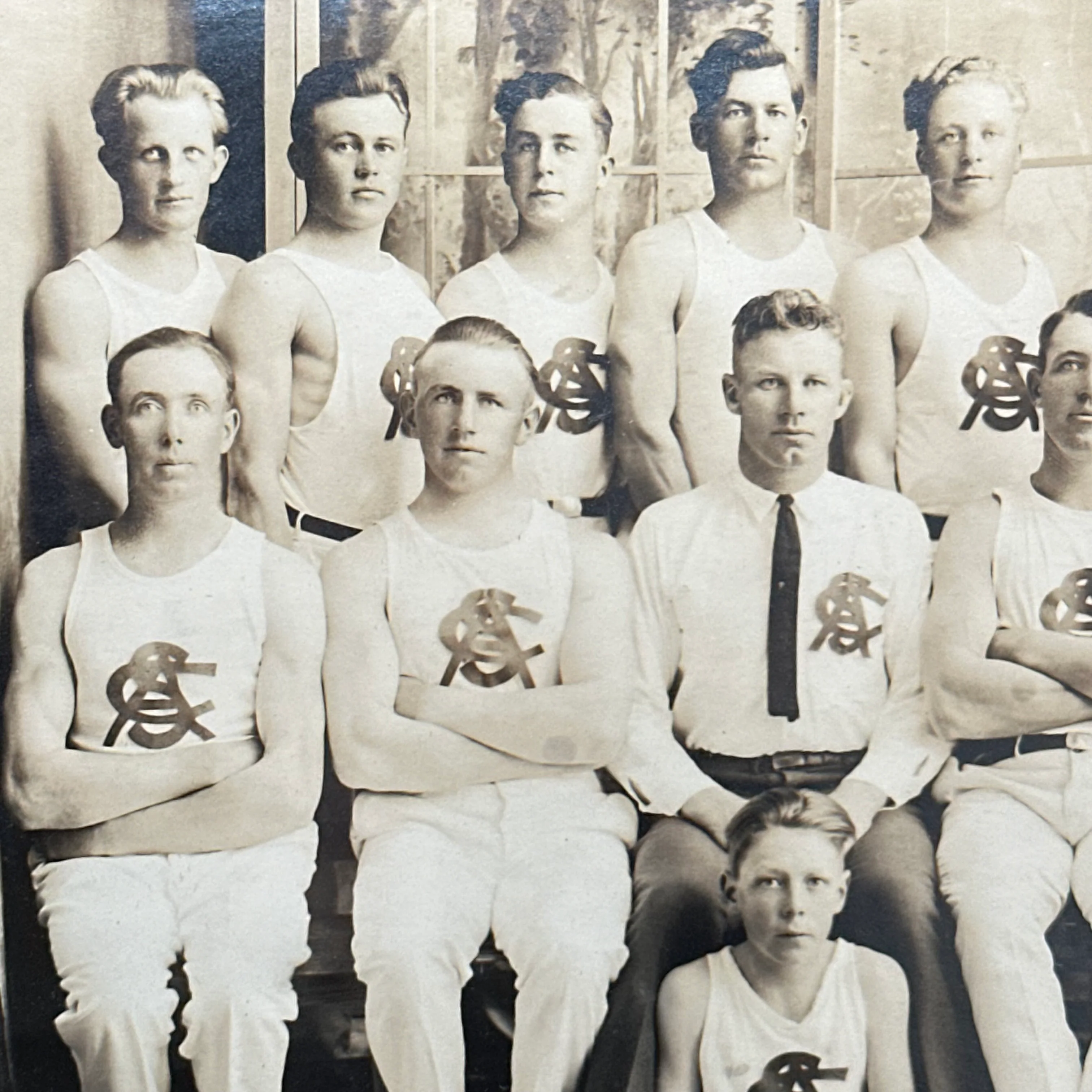 Antique Athletic Team Framed Photograph - Image 2
