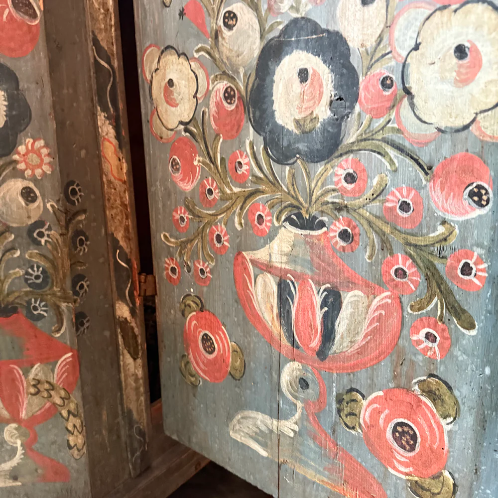 Early 19th-century Austrian Tyrolean Folk Art Cabinet - Image 10