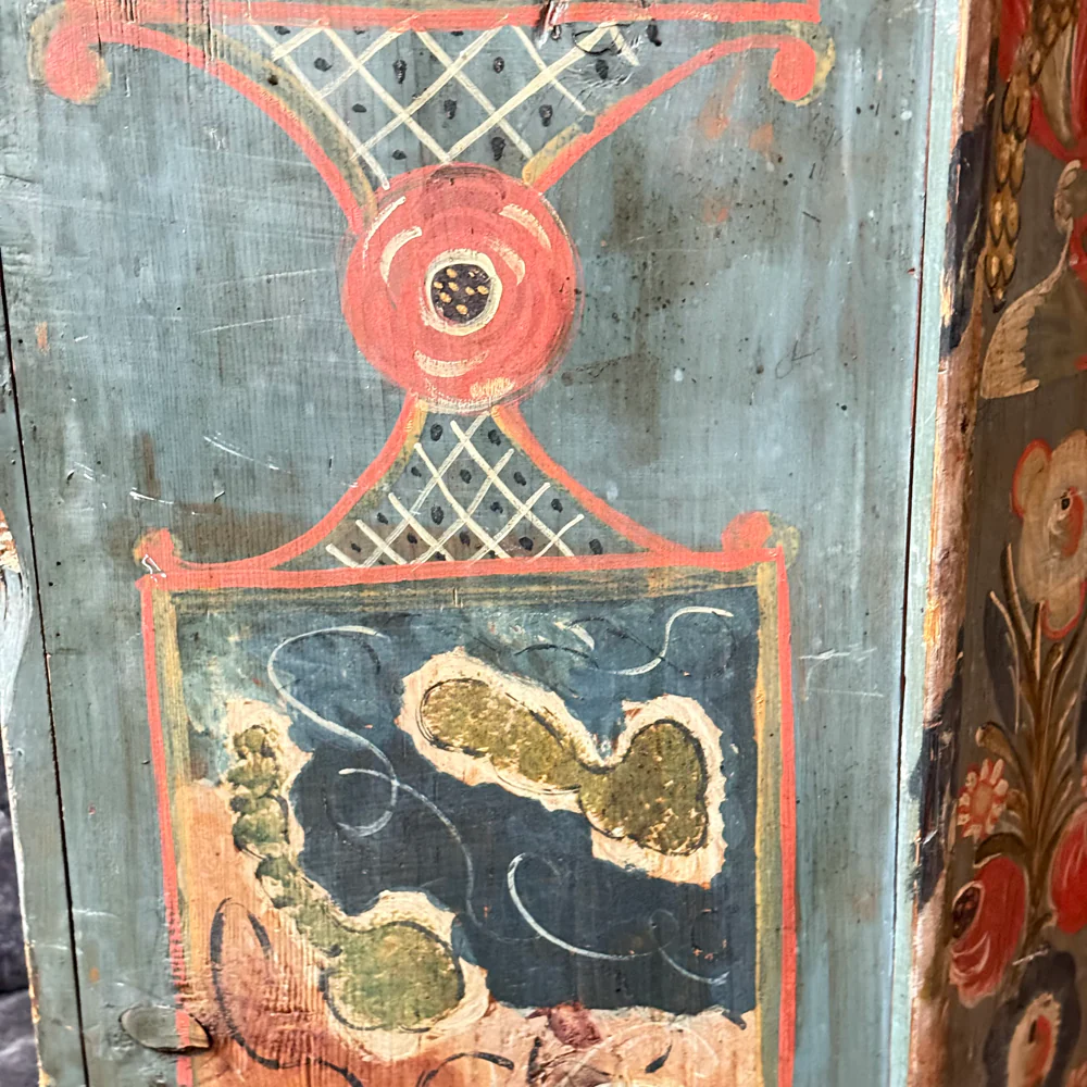 Early 19th-century Austrian Tyrolean Folk Art Cabinet - Image 5