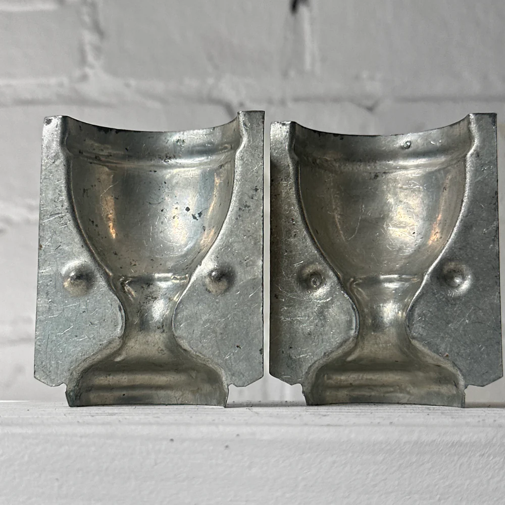 Antique Chocolate Egg Cup Tin Mold (#49) - Image 5