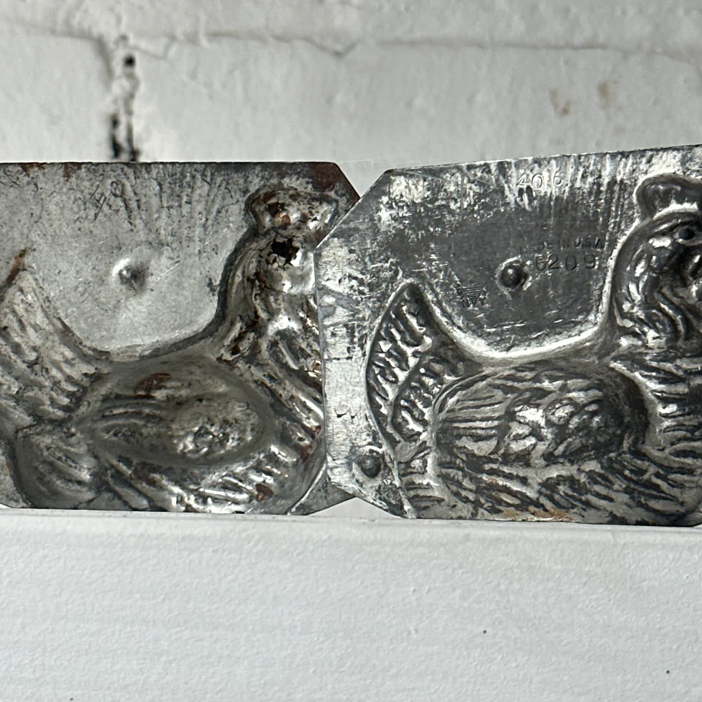 Antique Chocolate Hen Tin Mold (#47) - Image 3