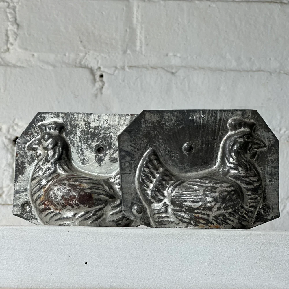 Antique Chocolate Hen Tin Mold (#47) - Image 4