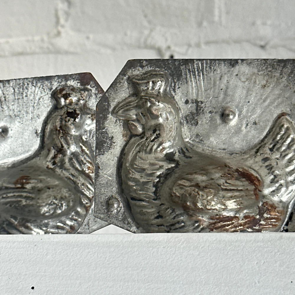 Antique Chocolate Hen Tin Mold (#47) - Image 5
