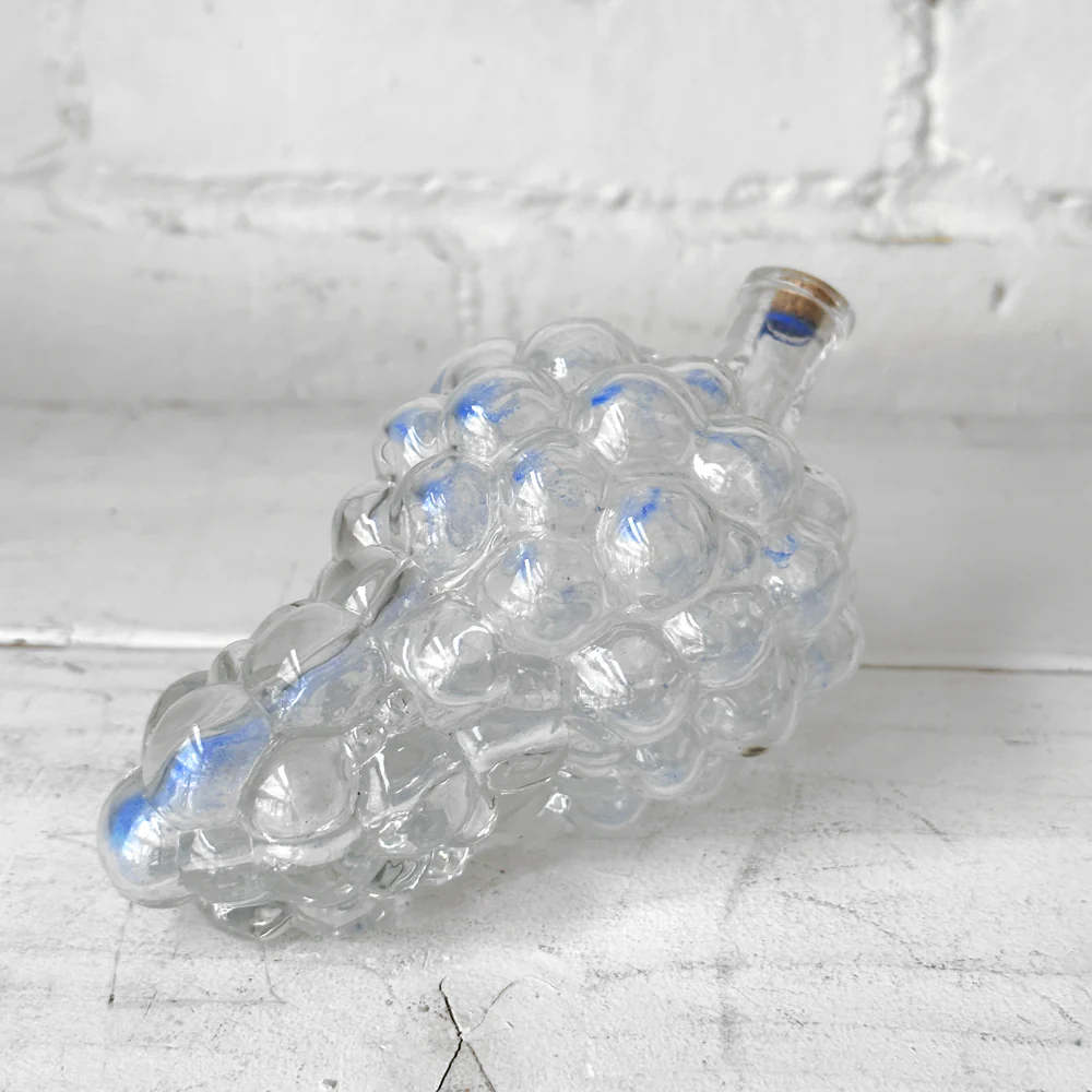 Antique Grape-Shaped Glass Container - Image 2