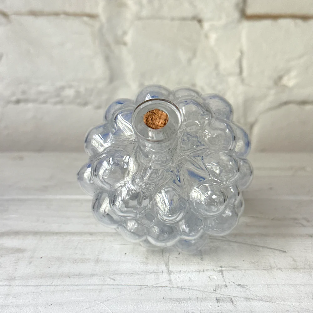 Antique Grape-Shaped Glass Container - Image 3