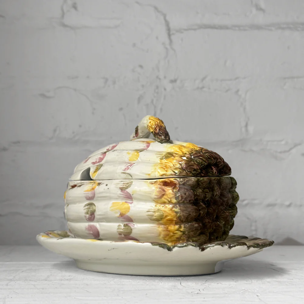 Antique Italian Asparagus Sauce Tureen - Image 2