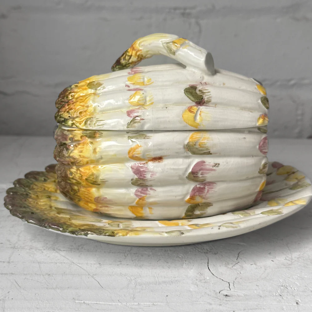 Antique Italian Asparagus Sauce Tureen - Image 3