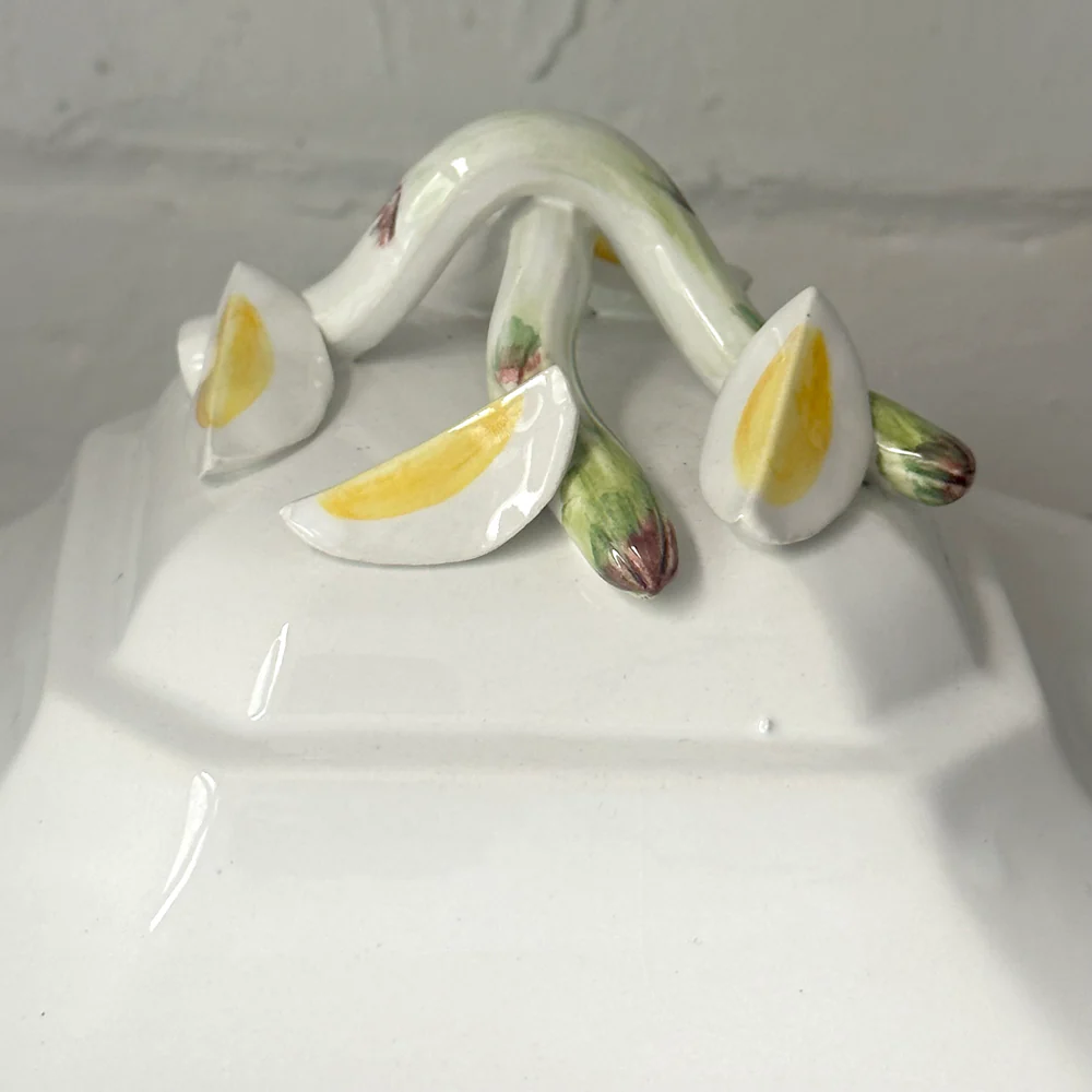 Antique Italian Asparagus Tureen Set - Image 3