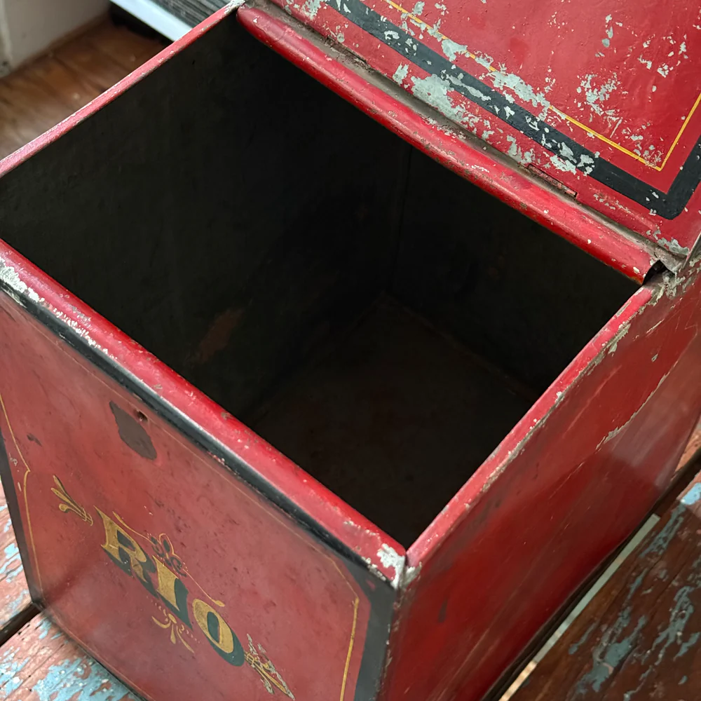 Antique “Rio” Tin Container - Image 2