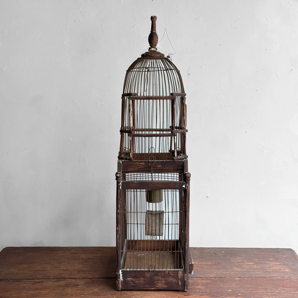 Antique Victorian Dome Top Bird Cage - Image 3