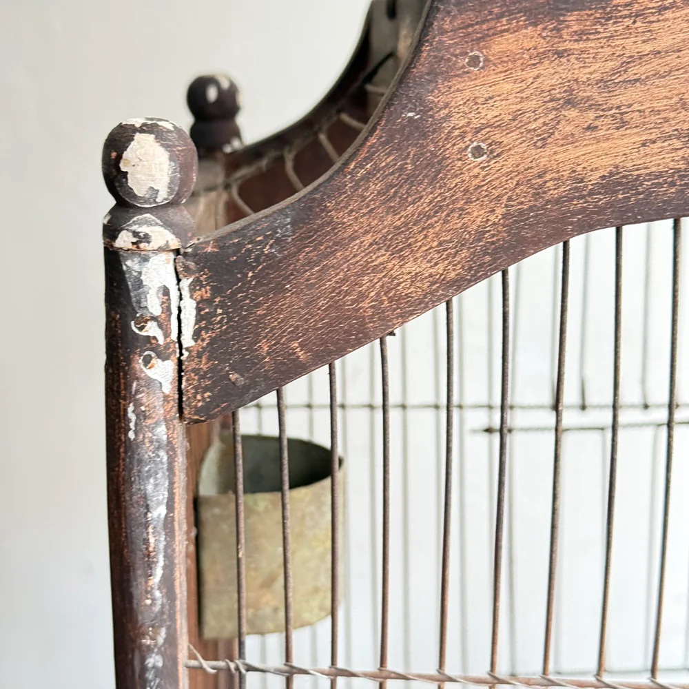 Antique Victorian Dome Top Bird Cage - Image 7