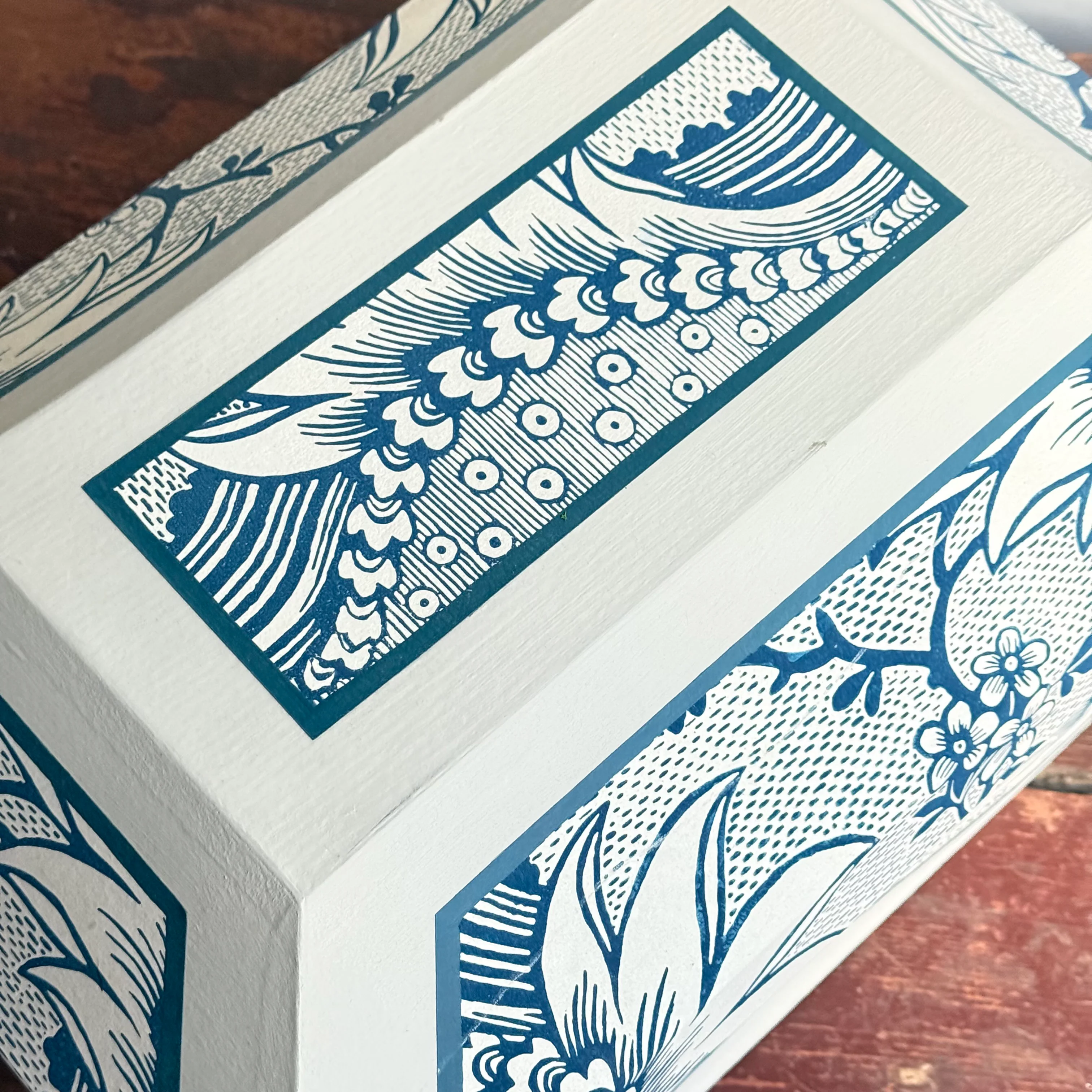 Antoinette Poisson Large Wedding Box in "Torrent Indigo" No. 72B - Image 3