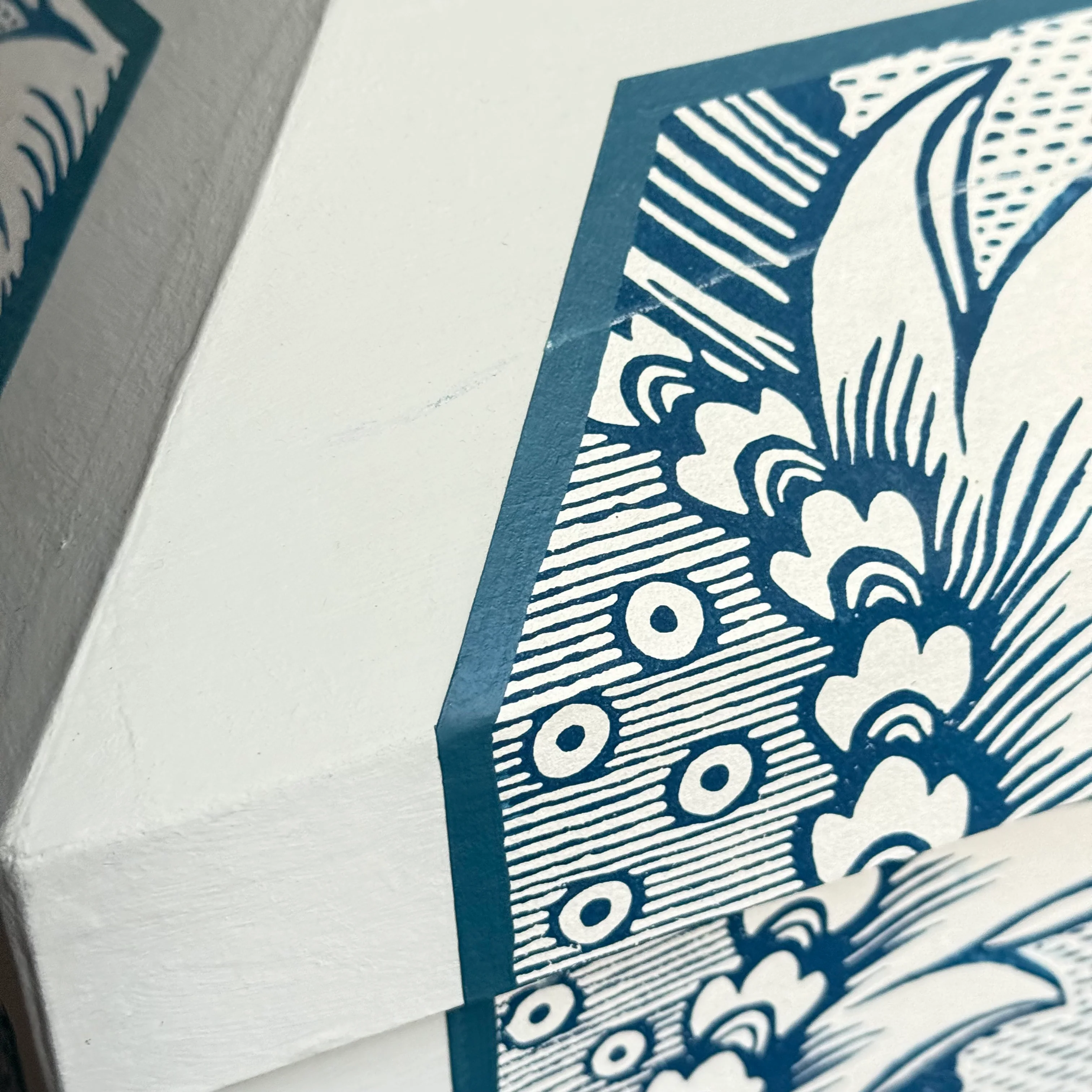 Antoinette Poisson Large Wedding Box in "Torrent Indigo" No. 72B - Image 9