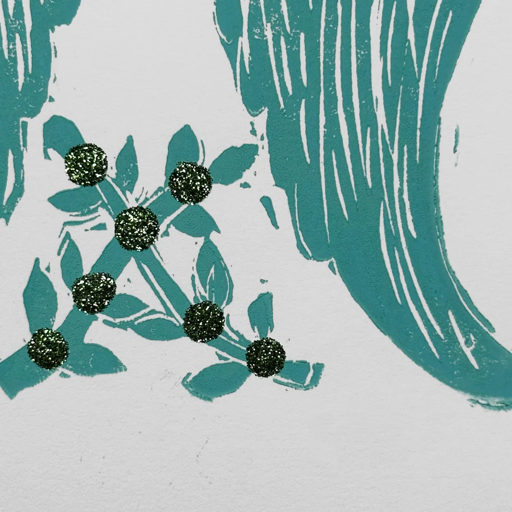 Aqua Angel Folded Card - Image 2