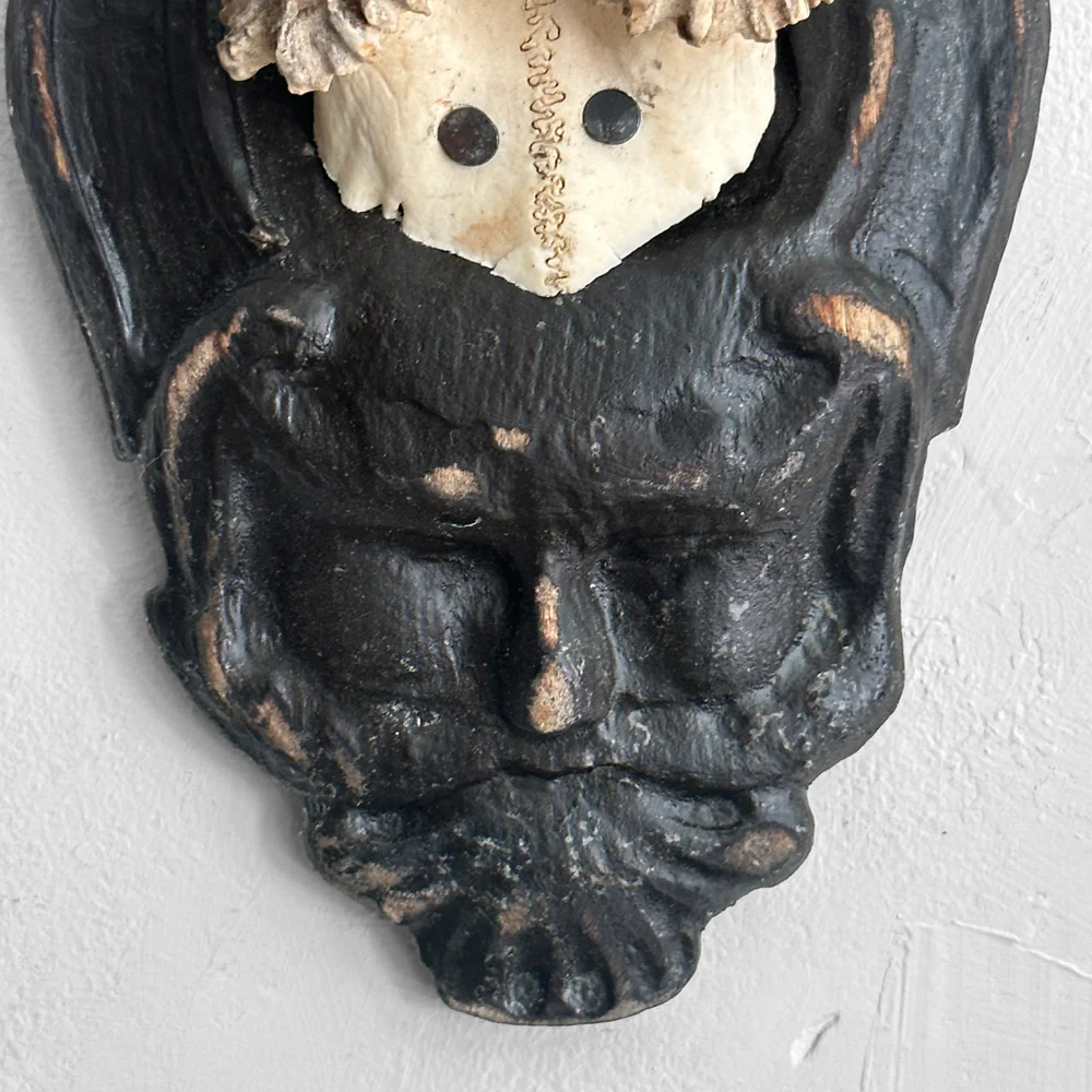 Black Forest Antlers on Carved Plaque (#555) - Image 3