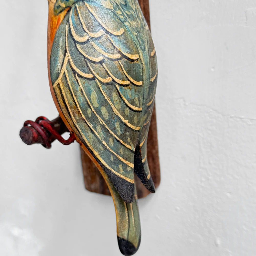 Black Forest Carved Bird with Fish (#12-13) - Image 3