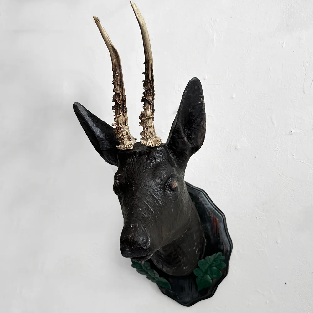 Black Forest Carved Deer (#532) - Image 2