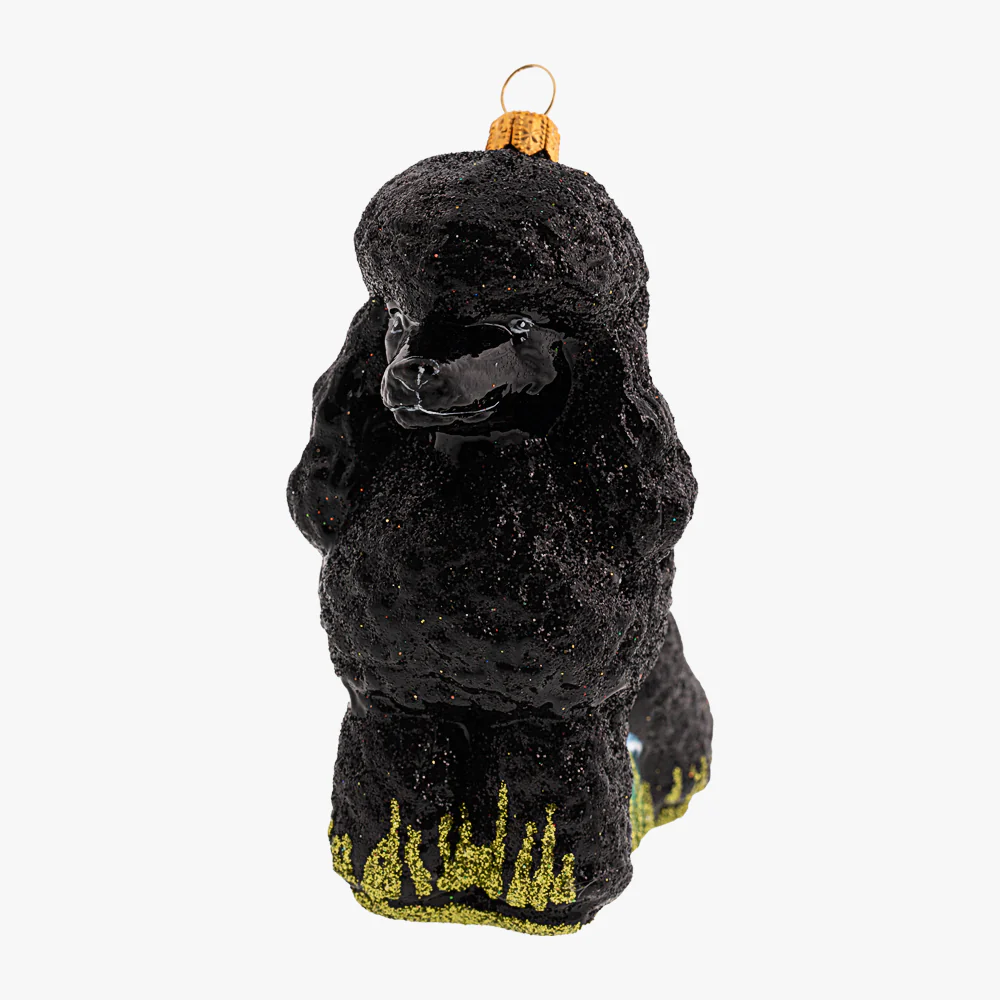 Black Poodle Ornament - Image 2