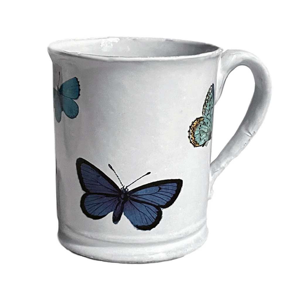 Blue Butterfly Mug - Image 2